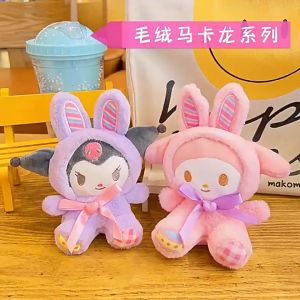 Boneka Gantungan Kunci Tas Sanrio Easter Kuromi Melody Cinnamoroll Pochacco Lucu Ganci Keychain