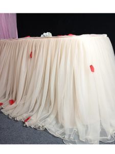 Wedding Celebration Prop Tablecloth Apron Cake Table Decorative Cloth Birthday Party Decoration Festive Artcraft Supplies