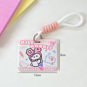Practical Cute Pet Student Photo ID Card Holder with Cover and Lanyard SH507