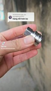 Đầu Cái Inox Ren Trong 14mm Khớp Nối Nhanh 1/4 Phụ Kiện Máy Rửa Xe