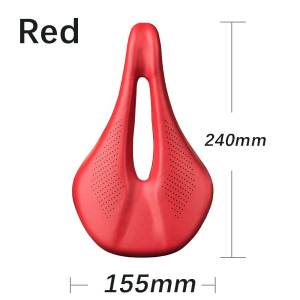 Elitaone Bicycle Carbon Saddle 240x143mm/155mm Road MTB Bike Saddles Ultralight 120g Red White Black Optional