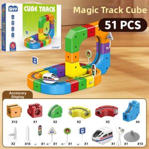 AOBIXIONG | Intelligence Promoting DIY Train Building Blocks