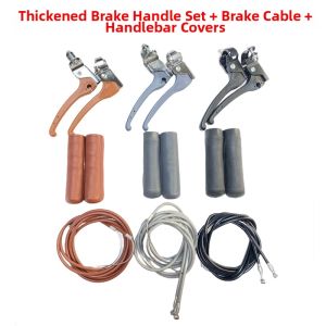 Thickened Universal Bicycle Brake Levers Complete Set for 18/20/22/24/26 Inch Bicycles Finger Force Braking System A2Z Brand