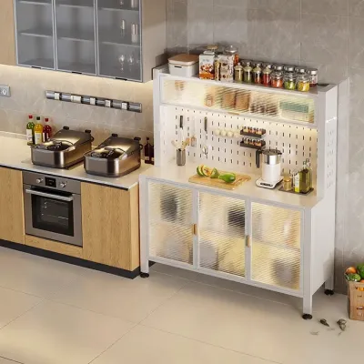 Multi-level Storage Cabinet Movable