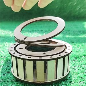 Cincin Ganda Energi Surya Mainan Kayu Teknologi Sains DIY Merakit Mainan Edukasi