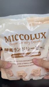 Miccolux Enzyme Concentrated Detergent Capsule / Laundry Beads All in 1(50pcsx8g) 酵素浓缩洗衣凝珠 Laundry Manik Cucian Baju (2packs）