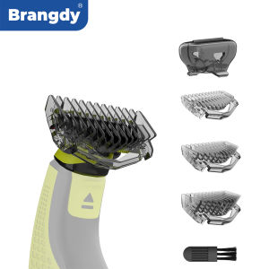 Brangdy 1/3/5mm Guide Comb Guards Fit for Philips One Blade QP2520 QP2630 QP2724 QP2834 QP6510 QP6520 QP6531 Electric Shaver