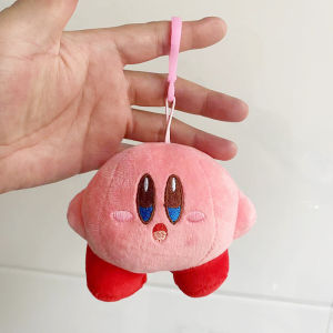 Bandai | Kirby Plush Doll Bag Charm Keychain Cute Cartoon Stuffed Toy Backpack Pendant Kawaii Gift Collectible