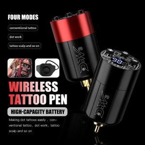 RCA อุปกรณ์สำหรับเริ่มทำงานแบบแห้งรอยสักชุดชาร์จ1500MAh ควบคุมด้วยการจุดแบตเตอรี่ไร้สาย