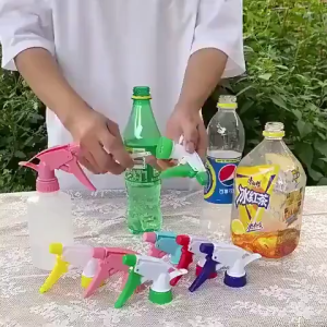 Colorful spray nozzle disinfectant spray gun plastic spray bottle nozzles