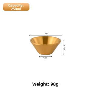 Double Layered 304 Stainless Steel Korean Style Bowl