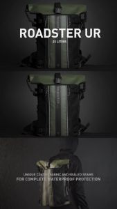 กระเป๋ากันน้ำแบบกระเป๋าเป้สะพายหลัง กระเป๋าโน๊ตบุ๊คกันน้ำ FEELFREE ROADSTER UR 25L