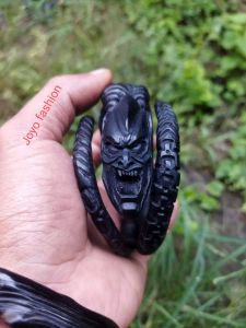 GELANG AKAR BAHAR HITAM UKIR BLACK GOBLIN