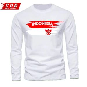 Kaos Distro Premium Indonesiaku Lengan Panjang Cotton Combed 24s Premium Dewasa Pria Dan Wanita