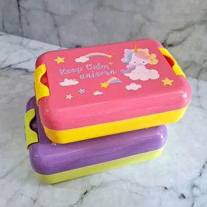 TECHNOPLAST Funnycorn Lunch Box 750ml | Kotak Bekal Makan Anak