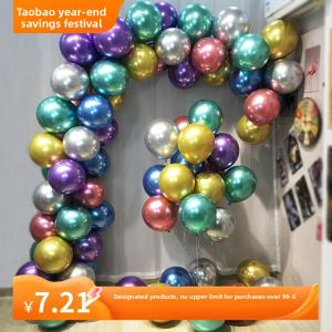 Luxurious Metal Balloons in Chrome Silver Gold Rose Gold And Silver Colors Available in 5 10 12 18 And 36 Inch Sizes