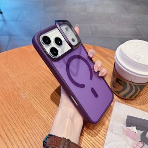 szhaiyu | For iPhone 18 Pro Max 18 17 Pro Luxury Matte Translucent For Magsafe Case With Glass Lens Protection Shockproof Back Cover Funda