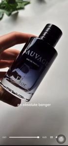 Dior Sauvage Eau de Parfum 100ml Men’s Perfume Fresh Spicy Woody Long-Lasting Fragrance