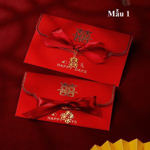 Bao Nạp Tài Ngày Cưới in nổi sắc nét cao cấp
