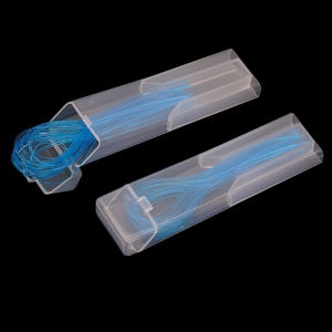 2 Box Dental Floss Threader Dental Traction Line Oral For Crown Brace Bridge Implant Hoop Threading Braces Steel Traction