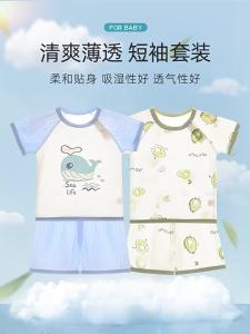CAIYINGFANG | Summer Lightweight Cotton Muslin Baby Romper Short Sleeve