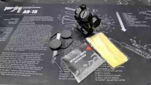 T1G Red Dot Sight 1X20 Scope Reflex With 20mm R-ail Mount 1 inch Increase Riser R-ail Mount