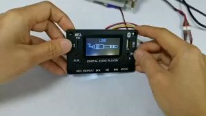 MODUL MP3 PLAYER BLUETOOTH USB FM RADIO MIC AUX CARD DC 12V