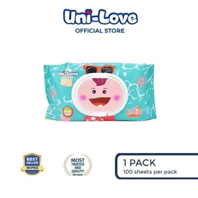 Unilove baby wipes summer edition 100 sheets