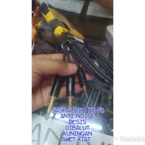 Jack audio  Akai to stereo kabel audio terbaik hifi low noise bahan kabel kuat liat Jack dilengkapi balutan Tembaga warna emas cocok untuk keperluan sound system HP Mesjid Kabel Jack audio kabel stereo kabel HP ke mixer Kabel HP ke sound kabel HP ke amply