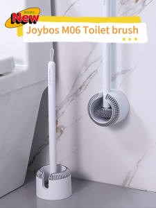 Joybos Silicone Toilet Brush M06 360° Rotating Head No Dead Angle Cleaning Wall Mount & Odorless Drain