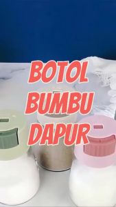 Dispenser Bumbu Dapur Botol Bumbu Dapur Unik Tempat Bumbu Otomatis 100ML Botol Garam Gula
