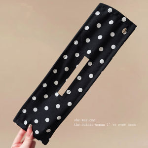 Fashionable Polka Dot Hair Ties Rotating Bun Maker Lazy Girl Hair Accessories Sweet Style Universal Size for All Women Girls
