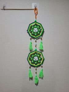 ธุงใยแมงมุมบัวสวรรค์ใหญ่ขนาด6นิ้วเส้น2ดอก ใช้แขวนประดับตกแต่งบ้าน ร้านค้า งานบุญต่างๆเพื่อความเป็นศิริมงคลปัดเป่าสิ่งชั่วร้าย