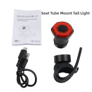 Smart Brake Night Riding Light Rechargeable Cycling Light