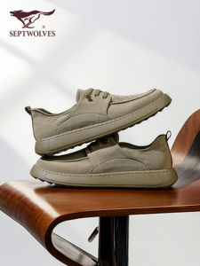 SEPTWOLVES | Summer New Retro Breathable Mens Canvas Shoes