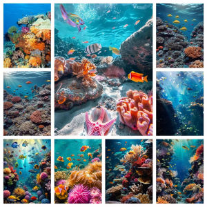 1000PCS Jigsaw Puzzle Colorful Underwater World Fish And Sea Turtle Ocean Scene For Adults Family Fun Brain Teaser Gift