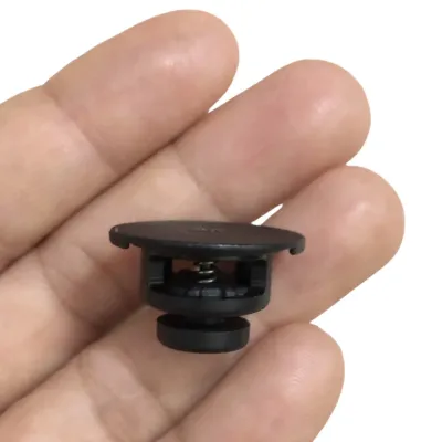 5 cái - Nút chặn nhựa tròn che phần bên trong rất đẹp dùng cho áo khoác có dây giày túi rút