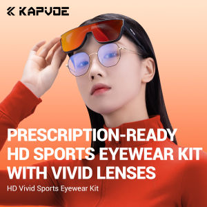 Kapvoe | KAPVOE Fit-Over Sunglasses Designed To Be Worn Over Prescription Glasses Square Frame Style Ideal for Outdoor Sports Cycling