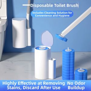No-Dead-Corner Toilet Brush Set