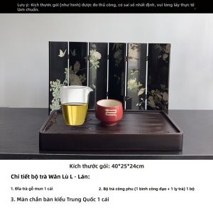 Bộ Trà Gỗ Phong Cách Zen
