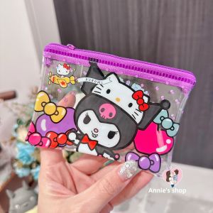 Sanrio 50th Anniversary Limited Edition PVC Zipper Coin Purse Card Holder Storage Bag Ticket Wallet Made in China