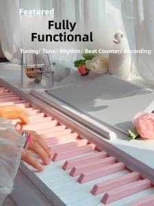 Professional 88-Key Weighted Hammer Digital Piano for Adults Home Use Childrens Beginner Teacher Exam Grade Electronic Keyboard