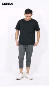 CATELU Celana Training 7/8 Abu Tua - Trackpants Deva
