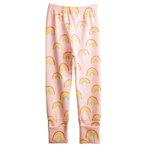 Childrens Pure Cotton Footed Pants Thin Spring Autumn Summer Home Air Conditioned Room Sleepwear Anti-static Moisture Wicking