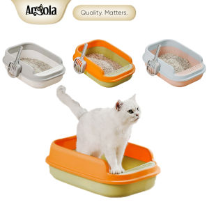 Angola Cat Litter Box M20 Toilet Kucing Tempat Bak Pasir Kucing Besar Free Sekop