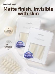 Goodgudi | Natural Invisible Olive-shaped Double Eyelid Stickers 1200 Pieces