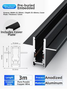 ZAGE | Smart Control Full Spectrum Track Light 10mm