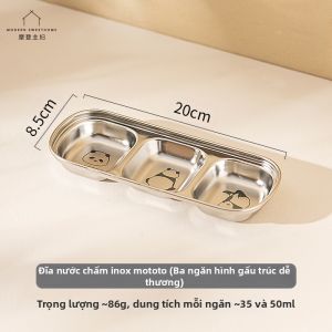 MODERN SWEETHOME | Đĩa Chấm Nước Chấm Nhiều Khu Vực