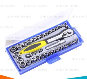 Bộ khẩu lục giác Rdeer RTH-38A 38 chi tiếtbộ tuýp khẩu sữa chữabộ dụng cụ đồ nghề sửa chữabộ dụng cụ sửa chữa xe máybộ tuýp cần siết tự độngbộ đồ nghề sửa chữabộ tua vít sửa xebộ khẩu kèm tay tự độngbộ sửa chữa đa năngbộ khẩu mở siết ốc và bugi