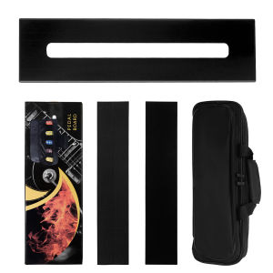 IRIN | Caline CB-107 Guitar Pedalboard Effect Pedal Board Aluminum Alloy Guitar Pedalboard with Carrying Bag Effect Pedal Plate